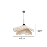 WabiRope Aura: Scandinavische Wabi Sabi Hennep Touw Hanglamp