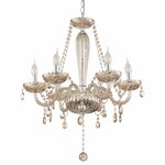 Eglo Cognac kroonluchter Basilano 8-lichts 82cm 39093