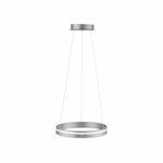 Masterlight Hanglamp eettafel - kantoor Vigo 100cm nikkel met zwart 2630-37-05-DW