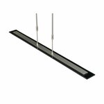 Masterlight Hanglamp eettafel - kantoor Real 3 160cm grijs 2977-37-S-P-DW