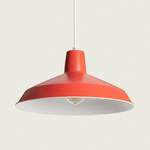 Industriele hanglamp geel met E27 fitting &apos;Abigail&apos;-Rood