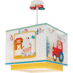 Dalber Kinderkamer hanglamp My Farm geel met wit 63402
