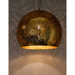 Hanglamp Ameera goud bol - in 2 diameters
