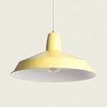 Industriele hanglamp geel met E27 fitting &apos;Abigail&apos;-Geel