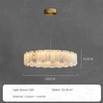 LumiMarble | Elegante Marmeren & Koperen Hanglamp