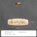 LumiMarble | Elegante Marmeren & Koperen Hanglamp