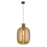 Hanglamp Sanimex Njoy Met E27 Fitting 20 cm Inclusief 4W Lamp Glas Rose Goud