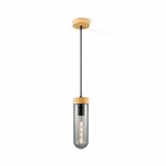 Searchlight Hanglamp GlasBerry Globe 25-lichts zwart met smoke glas - 52131-25SM