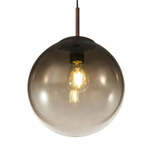 Hanglamp glas &apos;Varus&apos; amberkleurig glas 25 cm