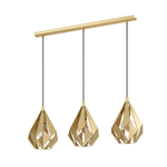 Eglo GoudenCarlton 3-lichts hanglamp - 43909