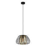 Mezzo tondo zwart-goud hanglamp 50cm
