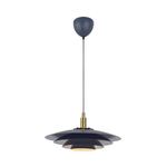 Steinhauer Landelijke hanglamp Mistral 17cm vintage grijs 7890GR