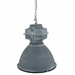 Fischer & Honsel Hanglamp Aura grijs velvet 60083