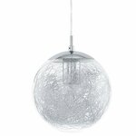 Paul Neuhaus Hanglamp 3-lichts Pure Vitrum design grijs 2083-15