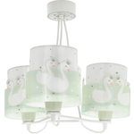 Masterlight 6-lichts hanglamp - goud - Porto met Nicolette green glazen 2711-05-02-130-25614