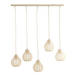 Light & Living Hanglamp Elati 5-lamps - Zand - Japandi