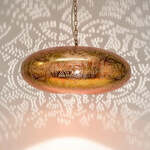 Hanglamp koper &apos;Fil&apos; Oosterse hanglamp filigrain stijl ufo vintage koper 45 cm