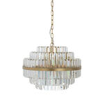 Hanglamp glas gekleurd rond 3x e27 fitting