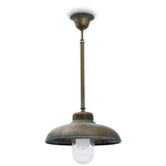 Lyora Landelijke hanglamp Samoa M - verouderd messing 1334.T.AR
