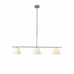 Masterlight Hanglamp Oak zwart nikkel 104cm 2785-81-BL-P-DW