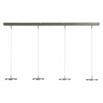 Masterlight Hanglamp Oak zwart nikkel met hout 134cm 2786-81-NA-P-DW