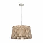 Trio Design hanglamp Levisto 3-lichts nikkel 371010307