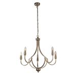 Eglo Design Hanglamp Optica 28cm nikkel met wit 86813