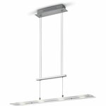 Trio Design hanglamp Levisto 4-lichts nikkel 371010407