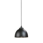 Trio Hanglamp Garda 4-lichts nikkel mat met antraciet 305400411