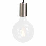 Trio Hanglamp Garda 4-lichts nikkel mat met wit 305400401