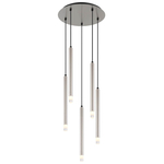Trio serie 3005 Nikkel industriele hanglamp