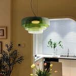 Hailie Broodvormige Glazen Hanglamp