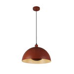 Searchlight Oranje hanglamp Mars kap 20cm hoog 35410OR