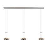Steinhauer Lange hanglamp Profilo rvs 3318ST