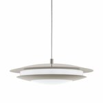 Trio Led kantoor hanglamp Galway 150cm - RVS 349710107