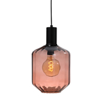 Masterlight 6-lichts hanglamp - goud - Porto met Jagger red glazen 2711-05-02-130-25-69