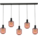 Dalber Kinderkamer hanglamp Police 3-lichts rood met blauw 60614