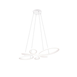 Eglo Hanglamp Vetro gegolfd wit 82785