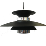Potenza zwart-zilver hanglamp