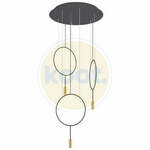 SLV MEDO 40 LED ZWART hanglamp