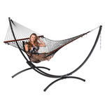 Tropilex Hangmatset Family 'Arc & Rope' Black - Zwart - Mexicaans, Spreidstok, Weerbestendig - 180 kg
