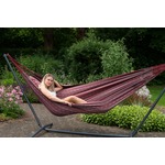 'Easy & Comfort' Bordeaux Tweepersoons Hangmatset - 150 kg - Rood - Colombiaanse - Tropilex
