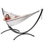 'Arc & Comfort' Pearl Tweepersoons Hangmatset - 180 kg - Wit / Ecru - Colombiaanse - Tropilex