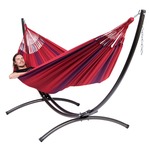 'Arc & Refresh' Bordeaux XXL Hangmatset - 200 kg - Rood - Colombiaanse - Tropilex