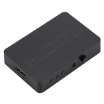 SpeaKa Professional 4x2 poorten HDMI-matrix-switch Met audiopoorten 3840 x 2160 Mpix Black
