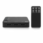 Gadgetplace HDMI Switch Pro met Afstandsbediening - 3 in 1 uit - HDMI Splitter - 4K ultra HD @ 60Hz - 1080P HD