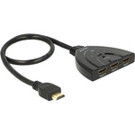 HDMI Switch Splitter 3 in 1 Out HDMI Switch Selector 3-poorts box met IR-afstandsbediening HDMI 1.4 HDCP-ondersteuning