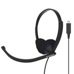 Logitech PC 960 On Ear headset Computer Kabel Stereo Zwart Ruisonderdrukking (microfoon) Volumeregeling, Microfoon uitschakelbaar (mute)