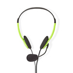 Nedis CHST100BU Pc-headset On-ear 2x 3,5 Mm Connectoren 2,0 M Blauw
