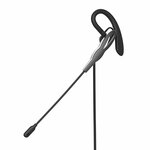 Nedis PC-Headset | In-Ear | Mono | USB Type-A / USB Type-C? | Inklapbare Microfoon | Grijs / Zwart - CHSTUM210BK